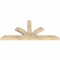 Ekena Millwork Richland Rough Sawn Timber Gable Bracket, Douglas Fir, 84"W x 38"H x 4"D x 6"F, 11/12 Pitch GBW084X38X0406RIC00RDF - alternate 3